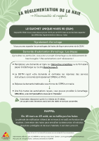 La réglementation de la haie – nouveautés et rappel